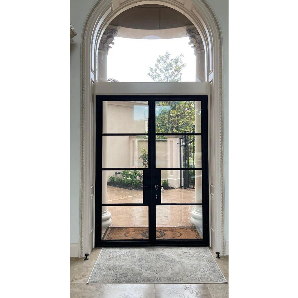 6/0x8/0 French Exterior Wrought Iron Prehung Door